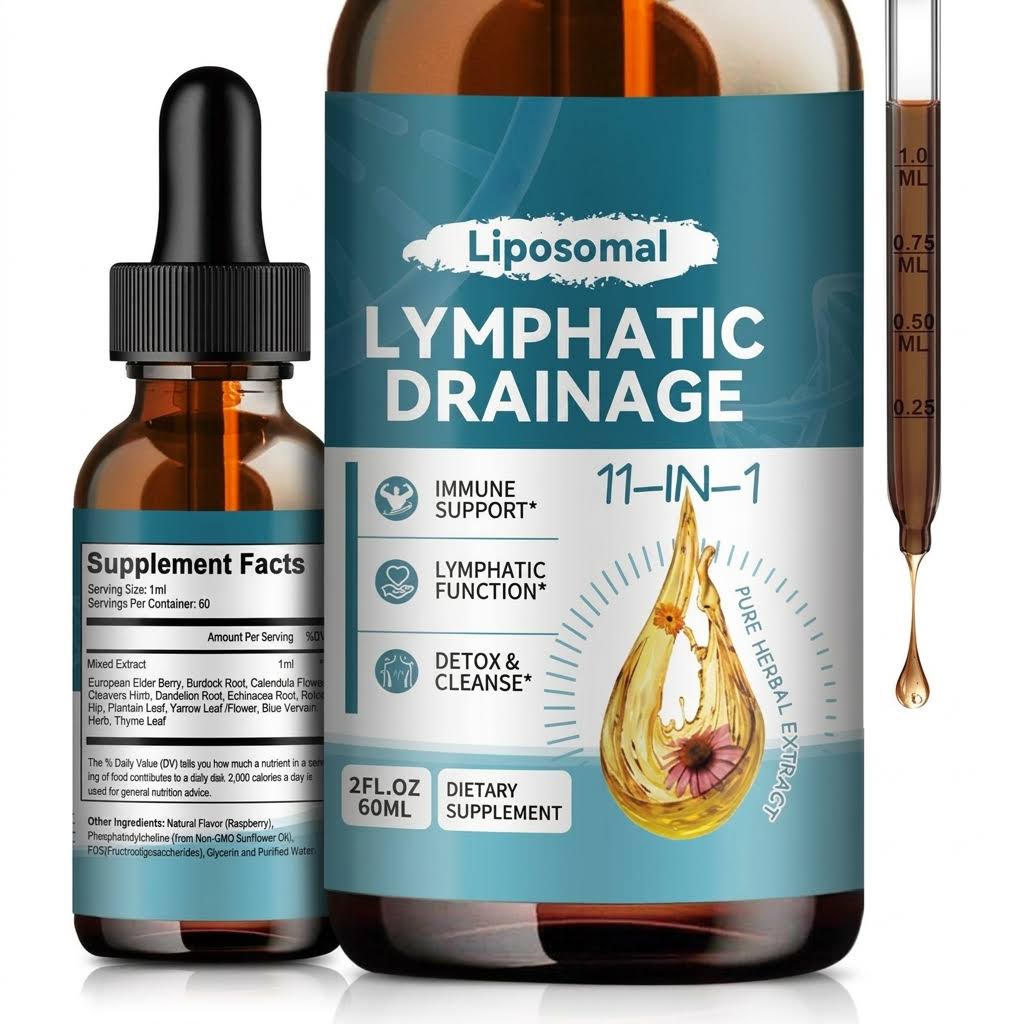 Liposomal Lymphatic Drainage Drops 11 in 1 | 60ml