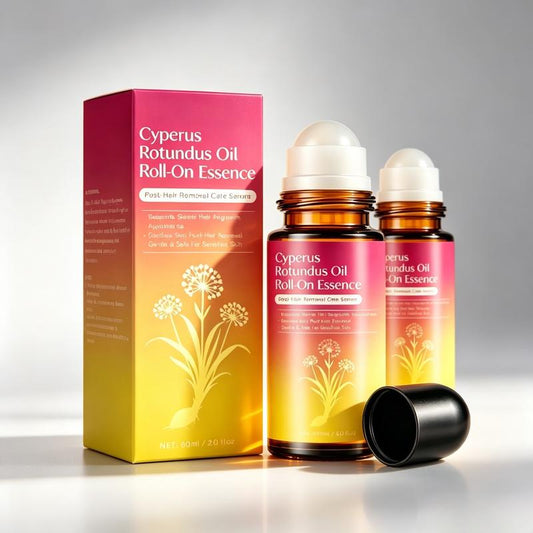 Cyperus Rotundus Oil Roll-On Essence (60ml) – Botanical Post-Shave & Post-Wax Soothing Serum
