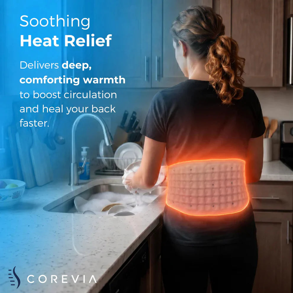 Advanced multi-therapy back relief and recovery belt
