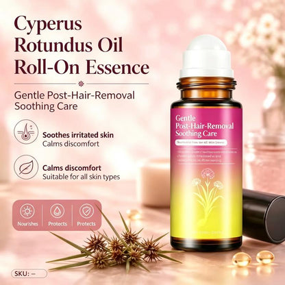 Cyperus Rotundus Oil Roll-On Essence (60ml) – Botanical Post-Shave & Post-Wax Soothing Serum