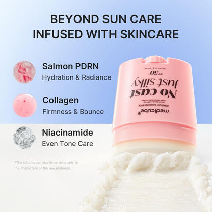 Medicube PDRN Silky Sunscreen Stick SPF 50+ – No White Cast, 20g