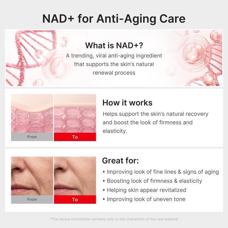 NAD+ EGF Firming Facial Serum with Collagen & Peptides