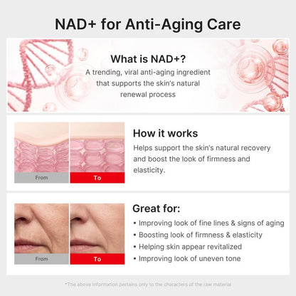 NAD+ EGF Firming Facial Serum with Collagen & Peptides