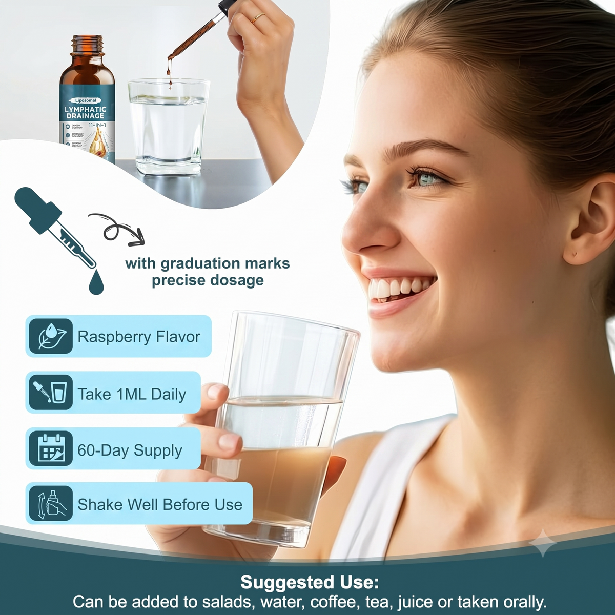 Liposomal Lymphatic Drainage Drops 11 in 1 | 60ml