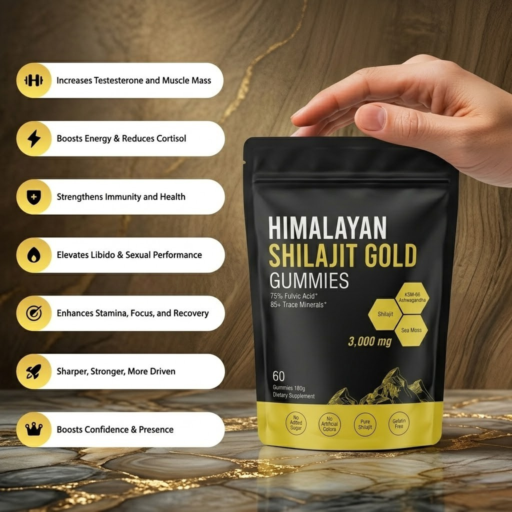 Himalayan Shilajit Gold Gummies 3000mg