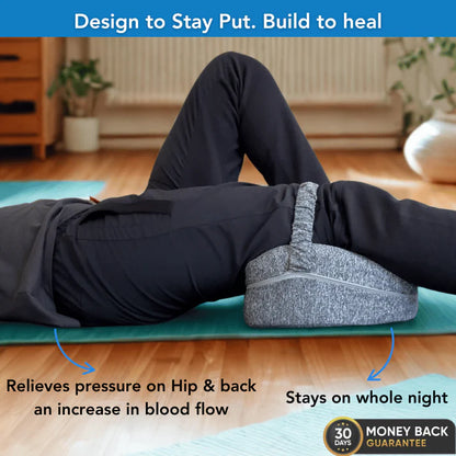 Premium Therapeutic Leg & Knee Pillow for Back, Hip & Sciatica Relief