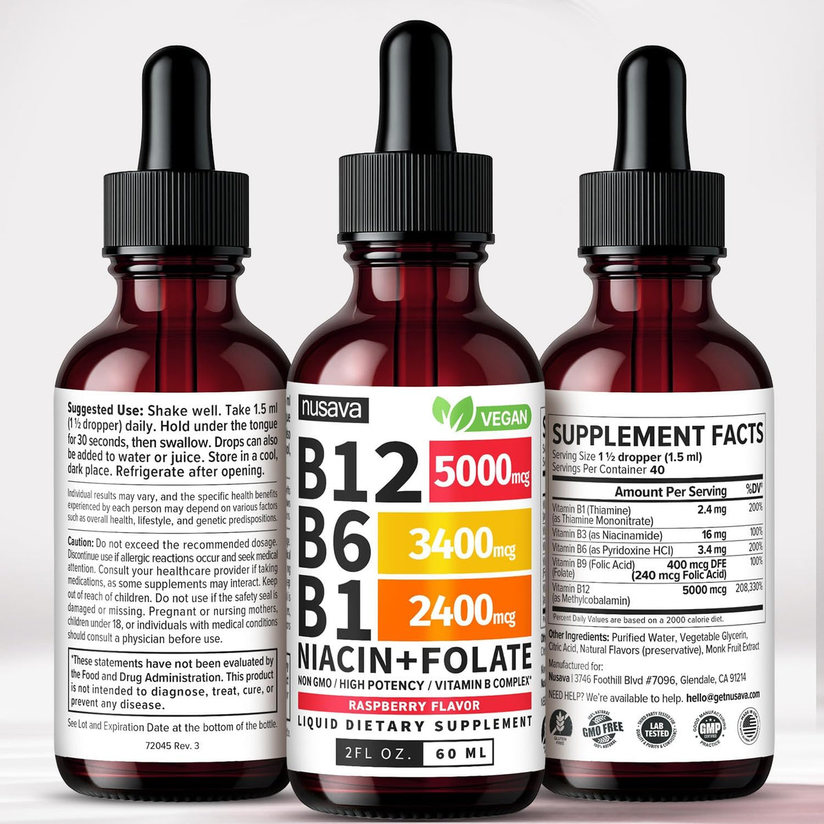 B COMPLEX | B12 B6 & B1